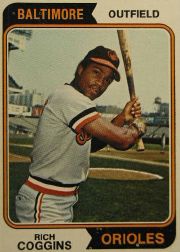 1974 Topps Baseball Cards      353     Rich Coggins